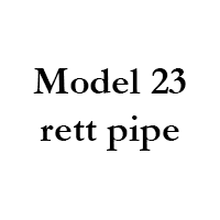 Model 23 rett tobakkspipe